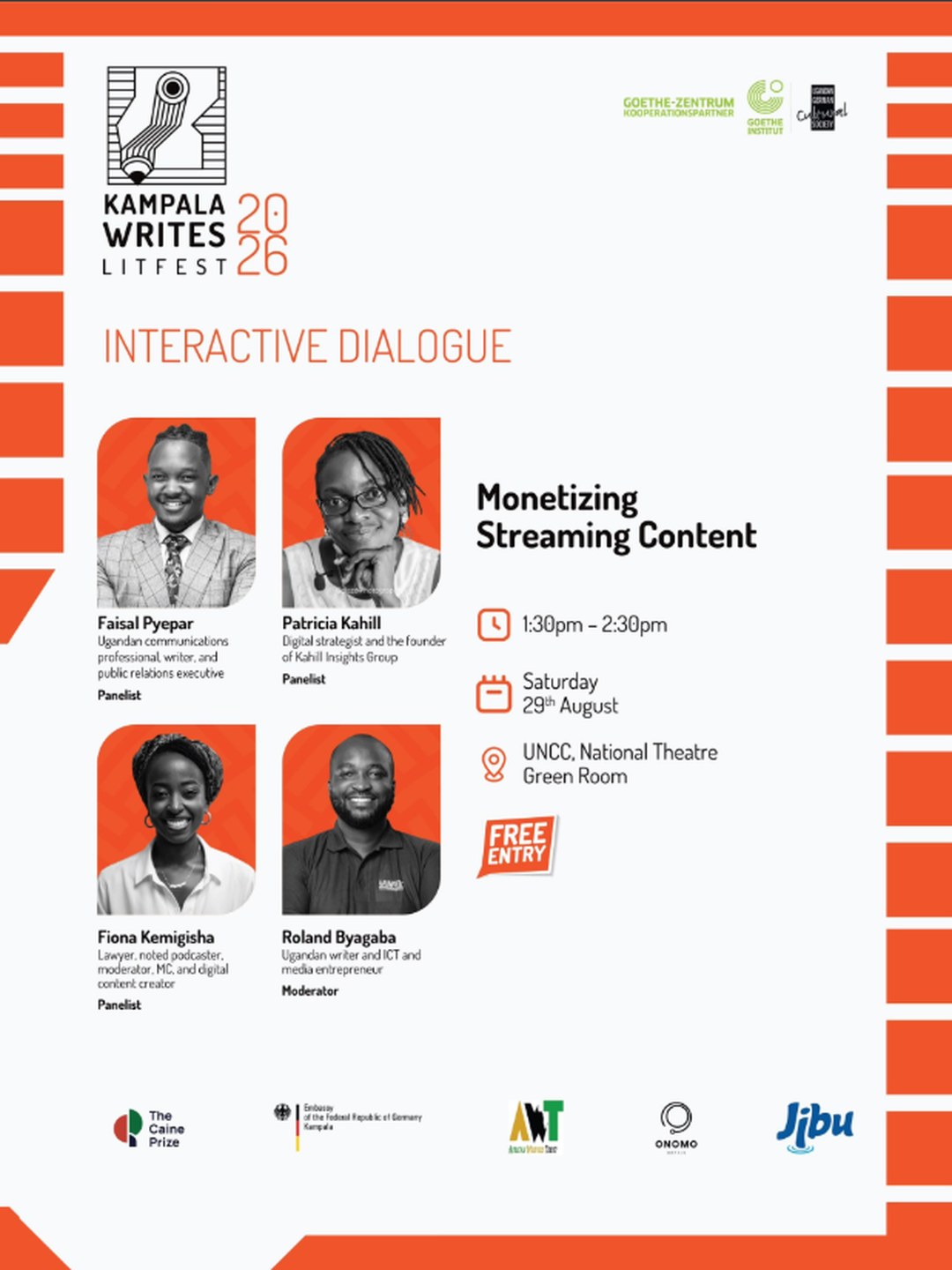 Kampala Writes LitFest 2026: Monetizing Streaming Content