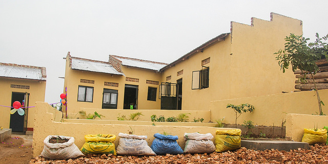 Dormitory built by 40-40 fundraising efforts.