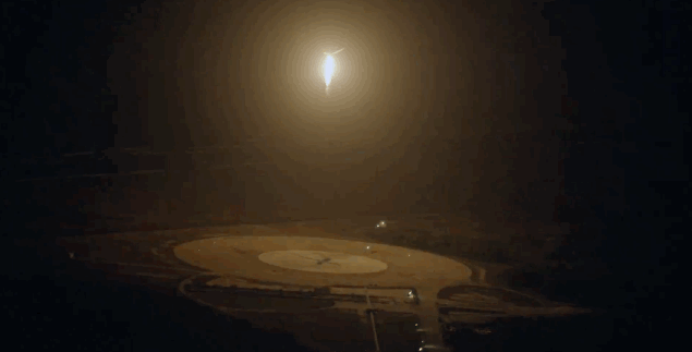 Successful landing of  a SpaceX rocket in December.